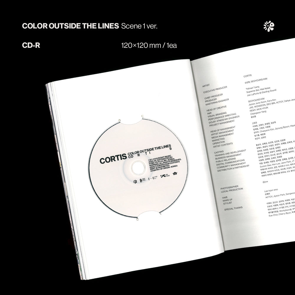COLOR OUTSIDE THE LINES (Scene 1 ver.) (Signed) CD-R