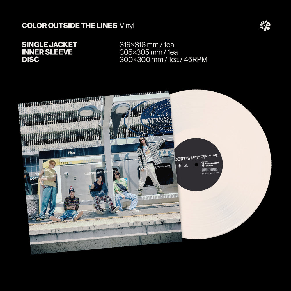 cortis トレカ 未開封27 color outside the lines COLOR OUTSIDE THE LINES (Vinyl) - CORTIS OFFICIAL STORE