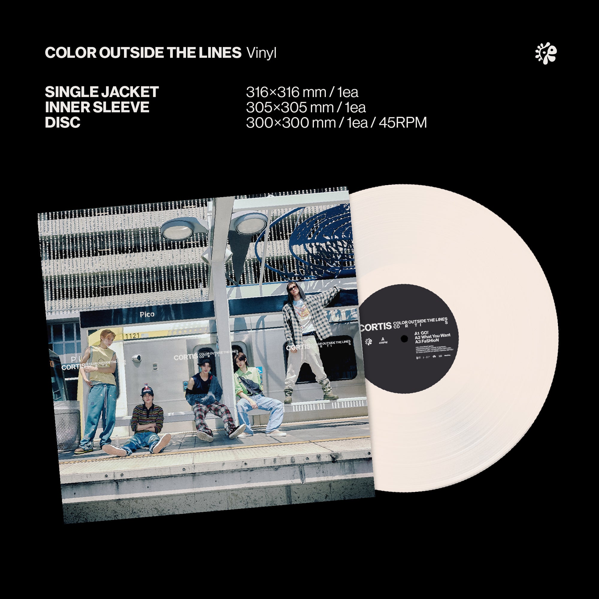 COLOR OUTSIDE THE LINES (Vinyl)
